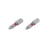 Комплект викруткових насадок PH1 1/4*25 мм, S2, упаков. 2 одиниць, STORM Intertool VT-0217