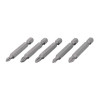 Комплект насадок викруткових PH1, PH2, PZ1, PZ2 1/4*50 мм, ACR, S2, упаков. 5 одиниць, STORM Intertool VT-0205