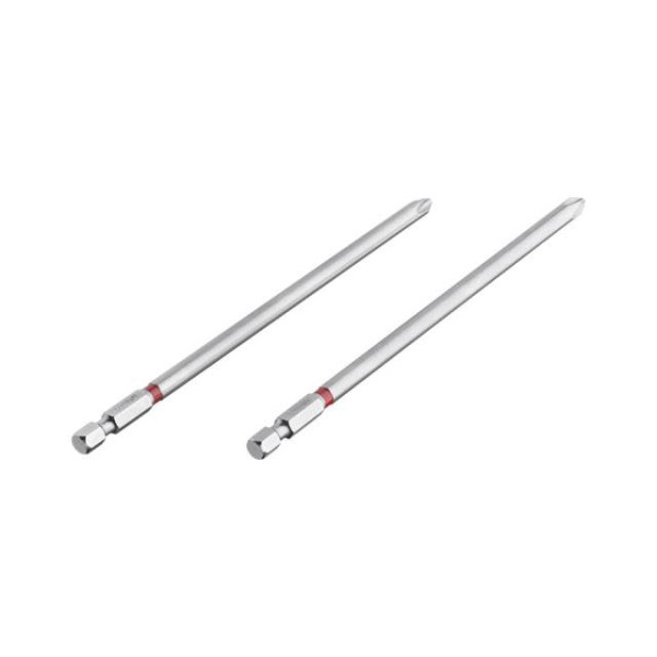 Комплект викруткових насадок PH2 1/4 *150 мм, S2, упаков. 2 одиниць, STORM Intertool VT-0225