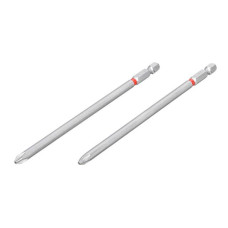 Комплект викруткових насадок PH2 1/4 *150 мм, S2, упаков. 2 одиниць, STORM Intertool VT-0225