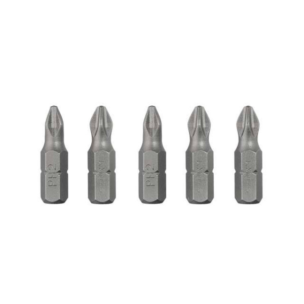 Комплект насадок викруткових PH2 1/4*25 мм, ACR, S2, упаков. 5 одиниць, STORM Intertool VT-0207