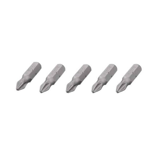 Комплект насадок викруткових PH2 1/4*25 мм, ACR, S2, упаков. 5 одиниць, STORM Intertool VT-0207