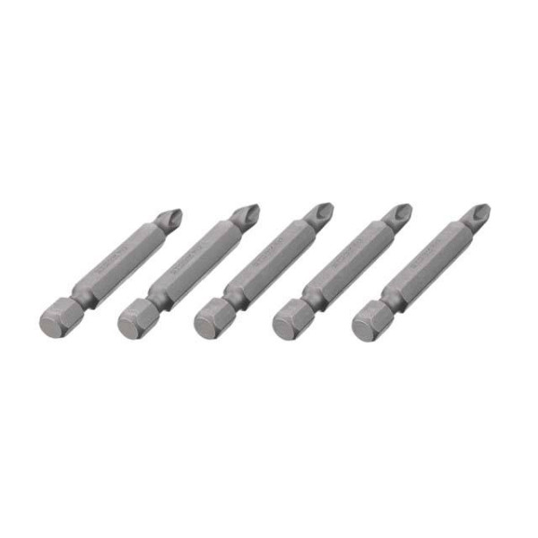 Set of screwdriver bits PH2 1/4*50 mm, ACR, S2, pack. 5 units, STORM Intertool VT-0202