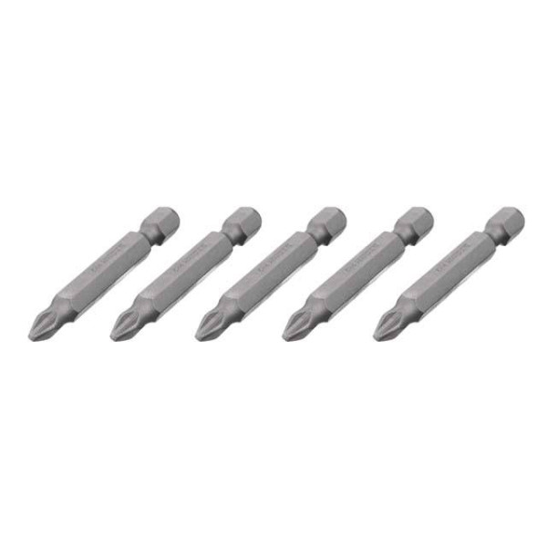 Set of screwdriver bits PH2 1/4*50 mm, ACR, S2, pack. 5 units, STORM Intertool VT-0202