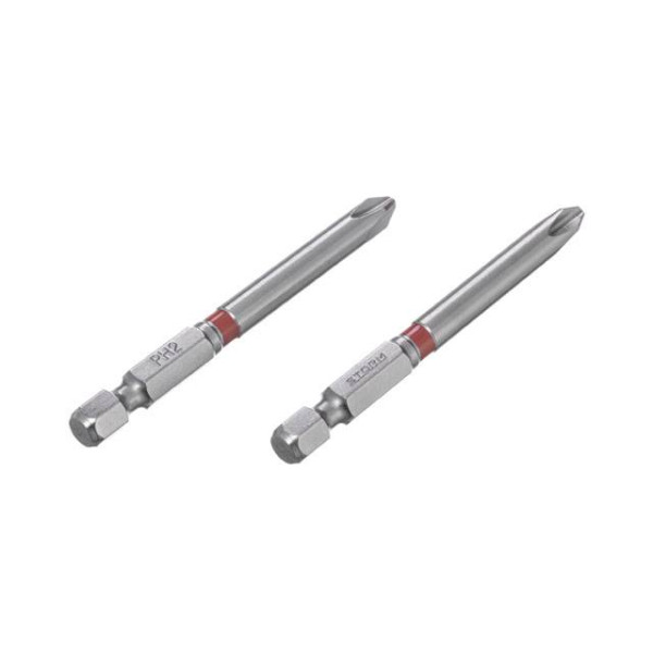 Комплект викруткових насадок PH2 1/4*70 мм, S2, упаков. 2 одиниць, STORM Intertool VT-0223