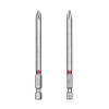 Комплект отверточных насадок PH2 1/4*90 мм, S2, упаков. 2 единиц, STORM Intertool VT-0224