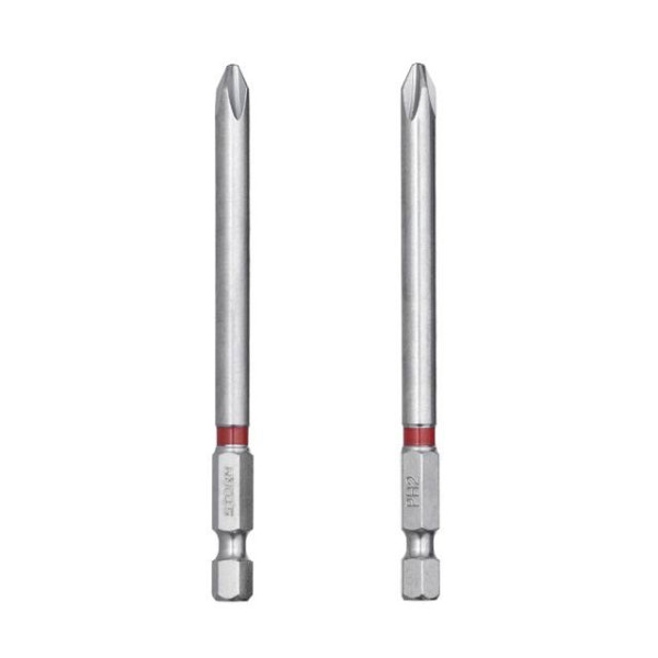 Комплект отверточных насадок PH2 1/4*90 мм, S2, упаков. 2 единиц, STORM Intertool VT-0224