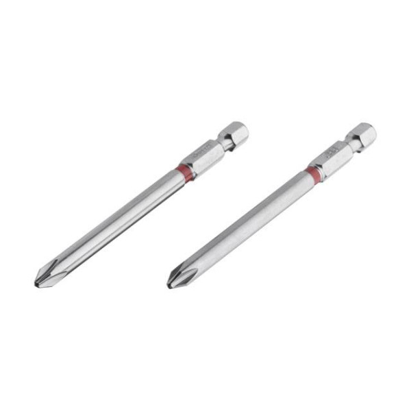 Комплект отверточных насадок PH2 1/4*90 мм, S2, упаков. 2 единиц, STORM Intertool VT-0224