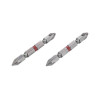 Комплект отверточних насадок PH2/PH1 1/4*60 мм, S2, упаков. 2 одиниць, STORM Intertool VT-0230