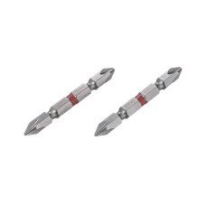 Комплект отверточних насадок PH2/PH1 1/4*60 мм, S2, упаков. 2 одиниць, STORM Intertool VT-0230