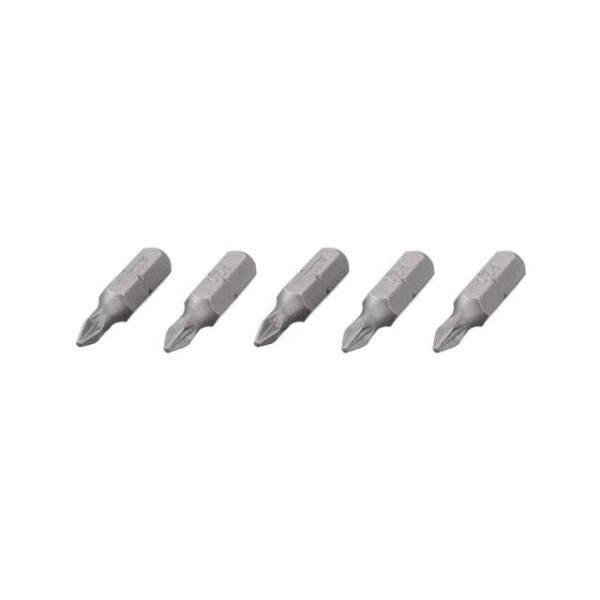 Комплект отверточних насадок PZ1 1/4*25 мм, ACR, S2, упаков. 5 одиниць, STORM Intertool VT-0208