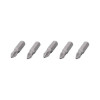 Set of PZ2 screwdriver bits 1/4*25 mm, ACR, S2, pack. 5 units, STORM Intertool VT-0209