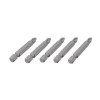 Set of PZ2 screwdriver bits 1/4*50 mm, ACR, S2, pack. 5 units, STORM Intertool VT-0204