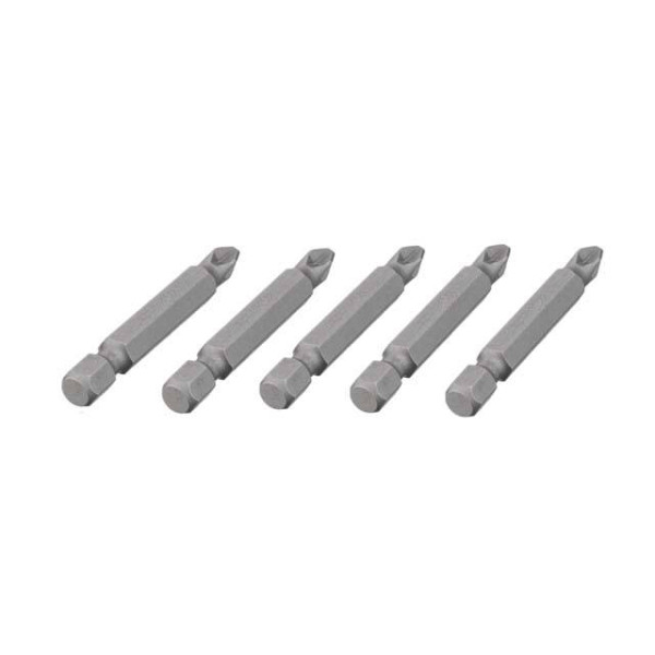Set of PZ2 screwdriver bits 1/4*50 mm, ACR, S2, pack. 5 units, STORM Intertool VT-0204