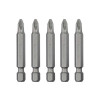 Set of PZ2 screwdriver bits 1/4*50 mm, ACR, S2, pack. 5 units, STORM Intertool VT-0204