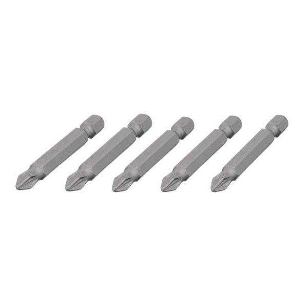 Set of PZ2 screwdriver bits 1/4*50 mm, ACR, S2, pack. 5 units, STORM Intertool VT-0204