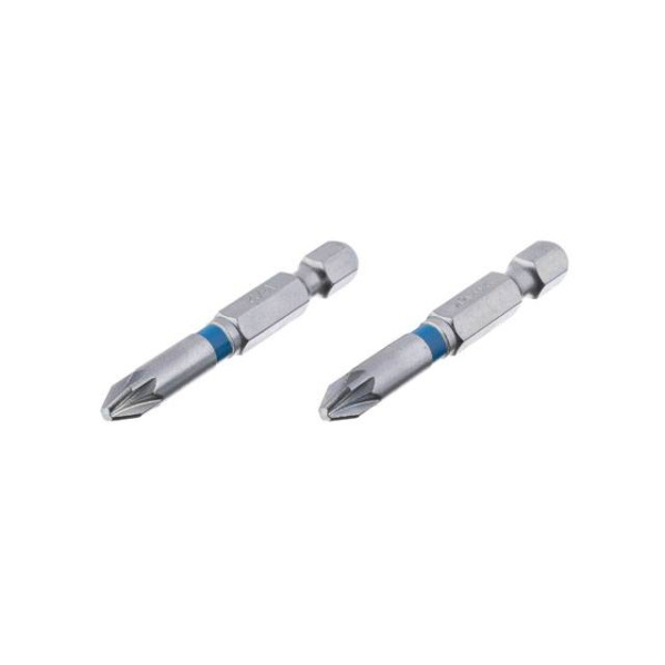 Комплект викруткових насадок PZ2 1/4*50 мм, S2, упаков. 2 одиниць, STORM Intertool VT-0215