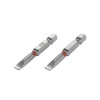 Комплект викруткових насадок SL5*50, 1/4, S2, упаков. 2 одиниць, STORM Intertool VT-0229