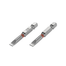 Комплект викруткових насадок SL5*50, 1/4, S2, упаков. 2 одиниць, STORM Intertool VT-0229
