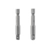 Adapter from Hex 1/4 to square 1/4 under a screwdriver, CR-V, pack. 2 units of Intertool VT-0234