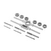 Набор плашек M3-M10 и метчиков M3-M10, 14 единиц Intertool SD-8024