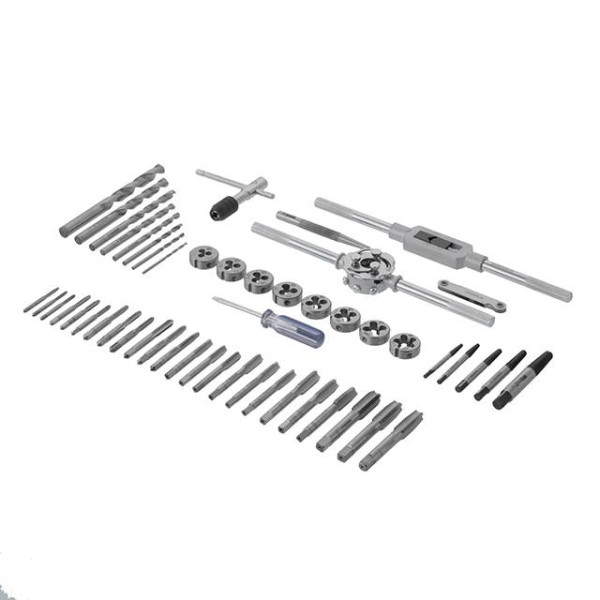 Set of dies M3-M12 and taps M3-M12, 52 units Intertool SD-8052