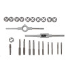 Набор плашек M5-M12 и метчиков M5-M12, 24 единиц Intertool SD-8026