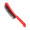 5-row manual brush, body made of plastic Intertool BT-0008