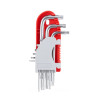 Set of L-shaped TORX keys, 9 units, T10-T50, S2, PROF Intertool HT-1821