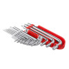 Set of L-shaped TORX keys, 9 units, T10-T50, S2, PROF Intertool HT-1821