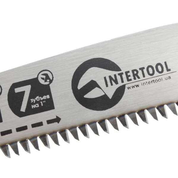 Intertool HT-3142 Garden Hacksaw, Folding 180 mm, 7 T/I, Triple Sharp