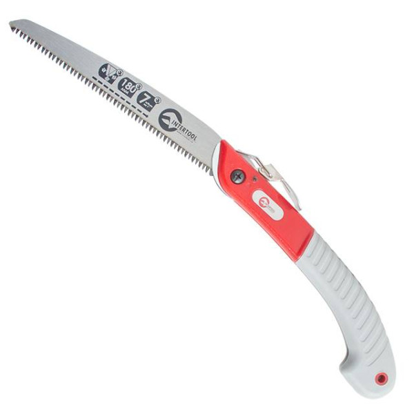Intertool HT-3142 Garden Hacksaw, Folding 180 mm, 7 T/I, Triple Sharp