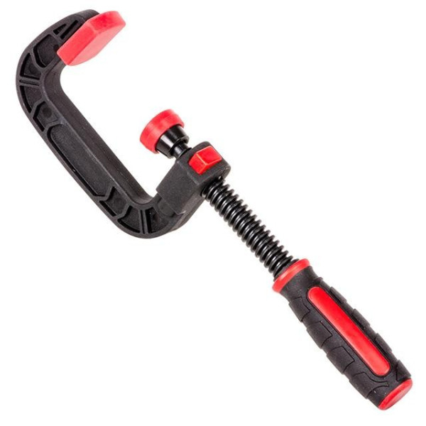 Струбцина типу С, 3 / 75 мм, нейлонова Intertool HT-6012