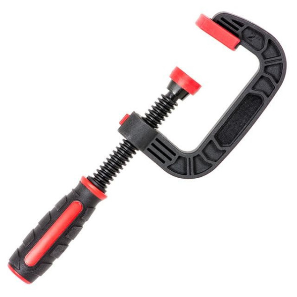 Струбцина типу С, 3 / 75 мм, нейлонова Intertool HT-6012