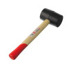 Rubber Kyivan 450 g, 60 mm, black rubber, wooden handle HT-0237