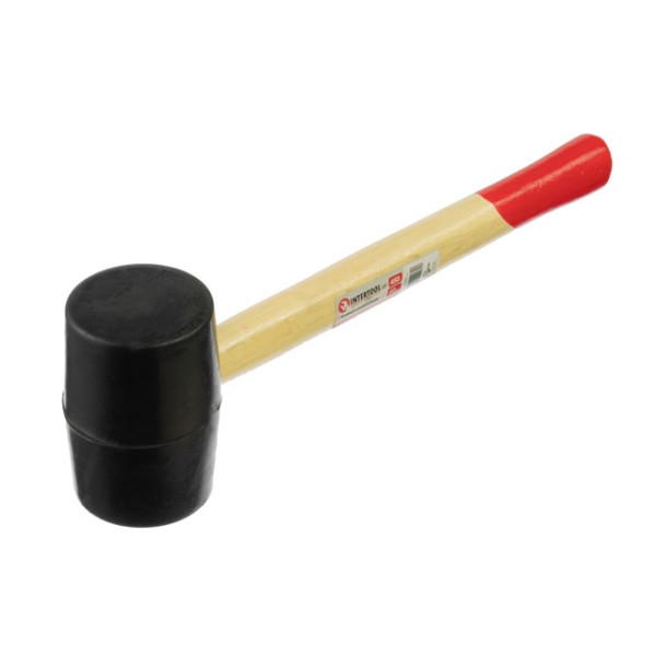 Rubber Kyivan 450 g, 60 mm, black rubber, wooden handle HT-0237