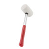 Rubber Kyivan 450 g, 65 mm, white rubber, metal handle Intertool HT-0227