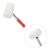 Rubber Kyivan 450 g, 65 mm, white rubber, metal handle Intertool HT-0227
