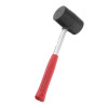 Rubber Kyivan 450g, 65 mm, black rubber, metal handle Intertool HT-0231