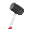 Rubber Kyivan 450g, 65 mm, black rubber, metal handle Intertool HT-0231