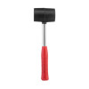 Rubber Kyivan 450g, 65 mm, black rubber, metal handle Intertool HT-0231