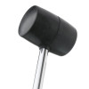Киянка гумова 900 г, 90 мм, чорна гума, металева ручка Intertool HT-0233