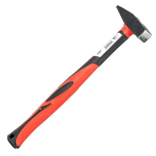 Молоток 200 г, ручка з фібергласу Intertool HT-0202
