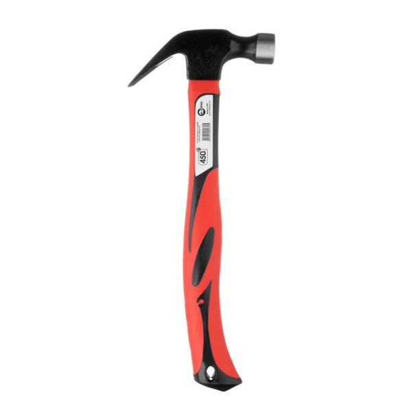 Молоток столярний 450 г.ручка з фібергласу Intertool HT-0223