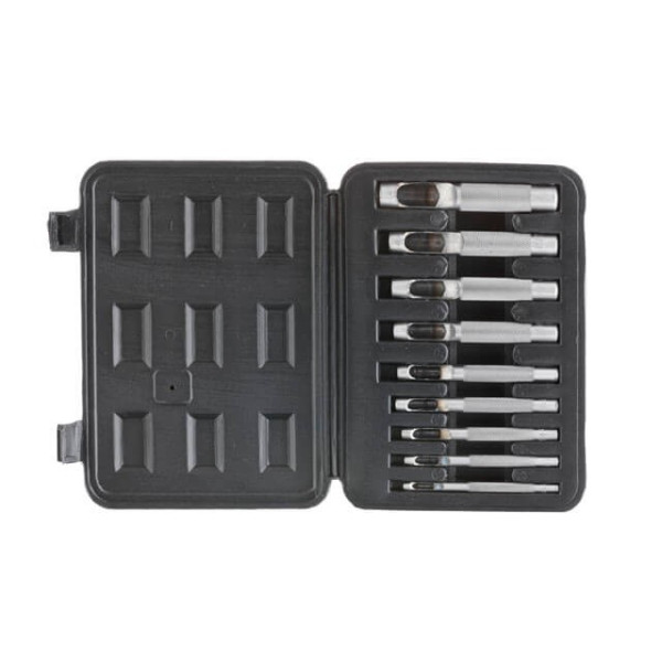 Intertool HT-0239 punch set 9 units 3-12 mm