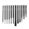 A set of chisels, corners and punches of 12 units Intertool HT-0289