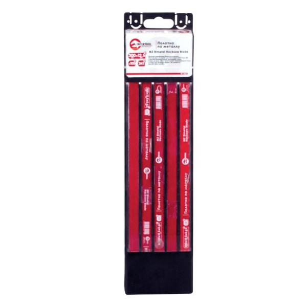 Полотно ножовочное по металлу 300 x 12.5 x 0.62, 24T, M2 Bimetal Intertool HT-3021