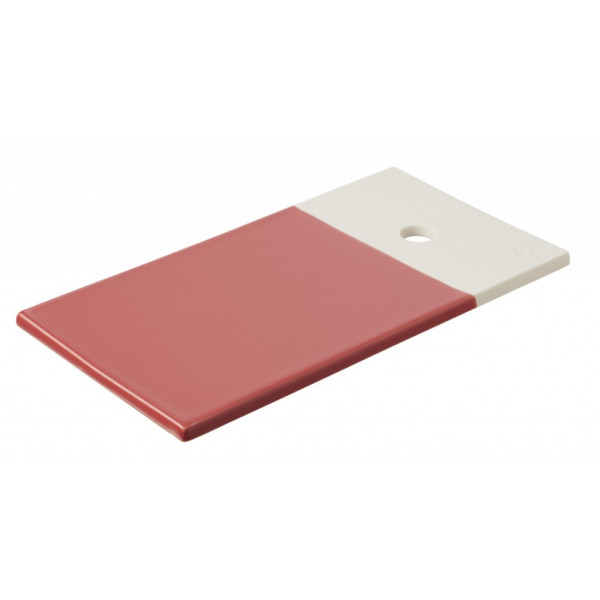 Revol Color Lab rectangular snack plate, red, 24.5 x 13 x 0.8 cm