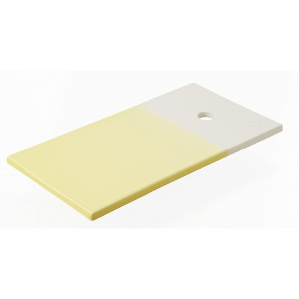 Revol Color Lab rectangular snack plate, lemon, 24.5 x 13 x 0.8 cm