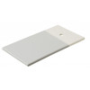 Revol Color Lab rectangular snack plate, gray, 24.5 x 13 x 0.8 cm